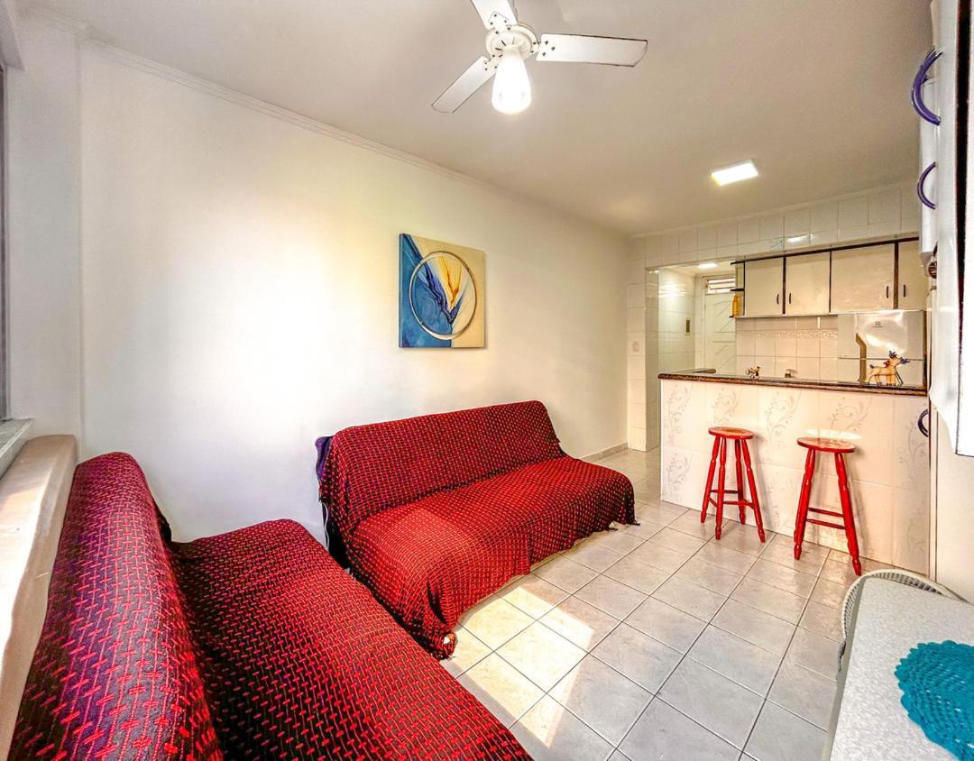 Apartament Otimo Loft Pe Na Areia Na Praia Da Guilhermina Sp Praia Grande  Zewnętrze zdjęcie