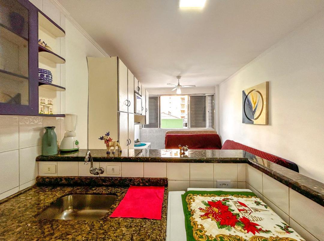 Apartament Otimo Loft Pe Na Areia Na Praia Da Guilhermina Sp Praia Grande  Zewnętrze zdjęcie